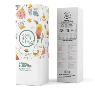 Botella Spring Flowers 260mL. Cool Bottles