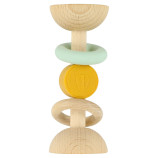 Sonajero Madera & silicona. Trixie