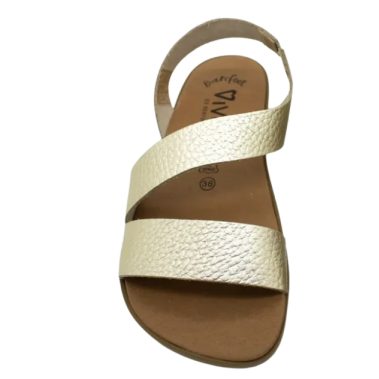Sandalia V-9101 Platino. Vivant